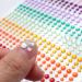 Buy Self-Adhesive Glitter Stones for Makeup | 900 Piece Face Jewels - 3mm 4mm 5mm - Buy Online on GoSupps.com