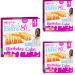 Fibre Bars - Flavour - Birthday Cake - 87 Calories Per - High In Fibre Snack - 3 x 4 Pack