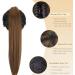 Gairyan Clip in Ponytail Hair Extensions 21 inch Ponytail Extension Long Straight Pony Tails Claw on Ponytail Synthetic Hairpieces for Women Soft Natural Look (Dark Brown & Light Auburn) - Buy Online on GoSupps.com
