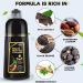 IIIMEIDU Herbal Hair Dye Shampoo 3 in 1 Black for Gray Hair Coverage 500ml - Buy Online on GoSupps.com