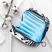 Menstruation Pad Bag with Zipper - Stylish Women's Napkin & Tampon Organizer (Black Royal Tiger) - Buy Online on GoSupps.com