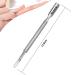 Blazco Professional Grade Stainless Steel Cuticle Pusher & Nail Cleaner - Dual Sided Manicure/Pedicure Tool for Finger and Toe Nails - Cuticle Remover - Durable and Precise - Silver - Buy Online on GoSupps.com
