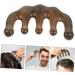 Anneomas Sandalwood Comb & Scalp Massager - Gua Sha Ridge Massage Brush | Handheld Wooden Comb for Relaxation & Massage - Perfect for Body Care - Buy Online on GoSupps.com