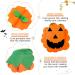 JIASHA Pumpkin Costume Halloween Pumpkin Costume with Hat Pumpkin Candy Bag for Halloween Party Decoration Adult - Buy Online on GoSupps.com