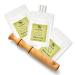 Aromatherapy inhaler for essential oil smoking cessation stick personal diffuser made of wood for essential oils with 3 empty cotton