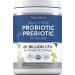 Piping Rock Probiotic and Prebiotic Powder | 20 Billion CFU | 4.76 oz | Organic Fiber Blend | for Women and Men | Vegan Non-GMO Gluten Free Supplement