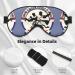 Taekwondo Design Eye Mask | Unisex Soft Light-Blocking Sleeping Mask - Comfortable Black - Buy Online on GoSupps.com