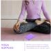 HANABASS Yoga Resistance Bands - Elastic Exercise Bands for Physical Therapy Pilates & Strength Training - Purple - Buy Online on GoSupps.com