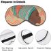 LynaRei African Woman Sleep Mask with Adjustable Strap - Wavy Stripes Eye Cover for Light Blocking - Style-2 - Buy Online on GoSupps.com
