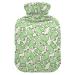 Heat bottle 1 l Small warming bag with a soft plush heating cover discharge-proof screwdriver for winter sports outdoor back neck and leg cold muscle pain and cramps (frog)