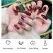 Glitter Red Nail Polish Wine Red Nail Polish Water-Based & Chip Resistant Nail Varnish Highly Pigmented Shimmer Nail Gel Quick Dry Nail Polish for Art Manicure DIY at Home - Buy Online on GoSupps.com