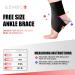 Ankle Brace for Sprained Ankle - Adjustable Wrap for Pain Relief Swelling & Inflammation | Unisex - Large Size - Buy Online on GoSupps.com