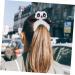 minkissy Giant Panda Head Rope Elastic Hair Band Tie Hair Elastics Black Tiara Scrunchies Hair Rubber Hair Accessories for Women Headband Hair Accessory for Women Miss Cute Ponytail Fabric - Buy Online on GoSupps.com