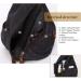 KL928 Canvas Sling Bag - Versatile Backpack for Men & Women | Ideal for Hiking Cycling Travel | Adjustable Shoulder Belt - 6881 Black - Buy Online on GoSupps.com