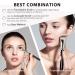 Dpolla Pro Foundation & Flawless Concealer Brush Set - Premium Luxe Contour Brush for Blending Liquid, Cream, Mineral Makeup - Black - Buy Online on GoSupps.com