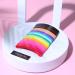 Aurora Pin Hair Barrettes Clips Set - 18 Colored Pieces - Medium Plastic Dome Styling Accessories for Girls & Women - Made in Korea - Buy Online on GoSupps.com