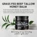 Uttse Beef Tallow Honey Balm for Skin:100% Grass-Fed Beef Tallow Moisturizer For Face and Body - Tallow Balm With Olive Oil Manuka Honey For Sensitive Dry Skin Repair 2 oz - Buy Online on GoSupps.com