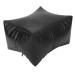 Restokki nail art hand cushion relieves horny fatigue soft PU leather 3 height removable waterproof armrest cushion for nail studio (black)