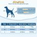 Pecute Reflective Dog Life Jacket - Adjustable Swimming Vest for Dogs (Medium) - Buy Online on GoSupps.com