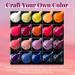 Beetles 20 Pcs Sunset Soiree Gel Nail Polish Set | Fall Winter Gel Polish Kit | Glitter Black Orange-Red Purple Dark Blue Shades | Halloween Nail Art | Top Coat & Base Gel | Gifts for Women - Buy Online on GoSupps.com