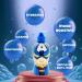 Avengers Children Hair and Body Wash 2 in 1 Bubble Bath and Shampoo with Dispenser Suitable for All Hair Types and Dry Sensitive Skin and Scalp 300 ml Blue - Avengers - Buy Online on GoSupps.com