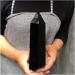 Jukuckv Natural Black Obsidian Obelisk Crystal Wand 400g - Healing Point Tower for Home Decoration - Buy Online on GoSupps.com