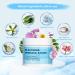100Pcs Blackhead Remover Strips & Pore Minimizer Serum Kit - Deep Cleansing Nose & Facial Pore Cleaner - Buy Online on GoSupps.com