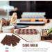 MAGICLULU 1 Set Chocolate Mold Ice Cube Gum Star Pie Pans Animal Stencils Star Shaped Candy Silicone Molds Silicone Ice Cube Molds Star Pasties Crayon Mold Baking Supplies Cake Silica Gel 21x10.5cm Brown - Buy Online on GoSupps.com