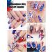 Kalolary Independence Day Glitter Nail Sequins - 4th of July Star Red Blue Silver Holographic Paillette for Patriotic Makeup & Decoration - Buy Online on GoSupps.com