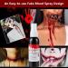 Mysense Fake Blood Makeup Spray 2.1Oz - Realistic Halloween Blood Splatter for Costume Makeup - 60ml Zombie Vampire Clown Cosplay Spray Blood - Buy Online on GoSupps.com