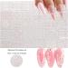 30 Sheets Flower Nail Art Stickers Pink White 3D Self Adhesive Nail Decals - Nail Decorations Manicure Tips - Buy Online on GoSupps.com