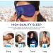 Haskirky Breathable Light Blocking Eye Mask for Deep Sleep - Adjustable Adult Men and Women Travel and Meditation Comfort - Purple - Buy Online on GoSupps.com