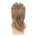 Men's Mullet Wig - Blonde Curly 70s & 80s Punk Rocker Costume | Disco Fancy Party Wig | International Shipping Available - Buy Online on GoSupps.com