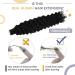 Curly Tape in Hair Extensions Off Black Human Hair Tape in Extensions 14 Inch Natural Wavy Tape Hair Extensions Real Hair 50g - Buy Online on GoSupps.com