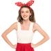 2 Pack Red Blue Polka Dot Headbands - Christmas Bandana Hair Accessories for Women and Men - Buy Online on GoSupps.com