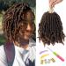 6 Packs Pre-twisted Spring Twist Hair 8 inch Pre-Twisted Passion Twists Crochet Braids For Bob Spring Twists Short Curly Bomb Twist Braiding Hair Hair Extensions (8''6Pcs-T30) 8 Inch (Pack of 6) T30