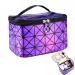 3D portable cosmetic case/waterproof PU leather handy cultural bag/make-up storage bag box/organizer handbag for women girl party trip