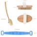 Set of 3 Dry Body Shower Brushes for Cellulite Reduction and Lymphatic Drainage - Buy Online on GoSupps.com
