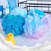 Gincai 4pcs Bath Balls, Puffs, Loofah & Exfoliating Scrub Set - For Thorough Cleansing and Exfoliation - Buy Online on GoSupps.com