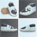 Soft Sole Leather Baby Shoes for Boys and Girls 6-12 Months - Woshy Whale Design - Buy Online on GoSupps.com