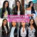 22 Inch Straight Human Hair Clip in Extensions for Black Women - 100% Unprocessed Brazilian Virgin Hair, Natural Black Color - 8Pcs, 18Clips, 120g - Buy Online on GoSupps.com