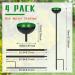 Lineshading 4 Pcs Bee Watering Station Butterfly Bee Water Catcher Cups Small Insects Bee Feeders for Outside Feeding and Watering Bees Colorful Metal Garden Stakes Garden Sculpture Decor 4 Colors - Buy Online on GoSupps.com