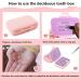 Baby Teeth Keepsake Box - Tooth Fairy Box with 4 Golden Coins - Pink Collection Organizer for Childhood Memories - Buy Online on GoSupps.com