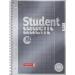 Premium Fountain Notepad A4 - 4-Fold Cover Metallic Effect 80 Sheets (Pack of 2) - Perfect for Students | International Shipping - Buy Online on GoSupps.com