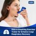 Lung Exerciser - Acapella Flutter Valve Device for Mucus Clearance & Lung Expansion | Breathing Trainer for Recovery - Dark Blue-e - Buy Online on GoSupps.com