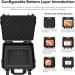 SYMIK A310-MM3DL Dual Layer Waterproof Hard Carrying Case for DJI Mini 3 Pro Drone - Fits DJI RC/N1 Remote, Tablet Holder, Landing Pad - Rugged Professional Case - Buy Online on GoSupps.com