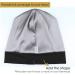 FocusCare Satin Lined Sleep Slouchy Cap - Best Headwear for Curly Hair & Frizzy Hair | Gifts for Women | Dark Black - Buy Online on GoSupps.com