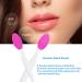8 Pieces Lip Scrub Brush tool Silicone mini Exfoliating Lip Brush lip lightening for dark lips Silicone Soft Lip Brush For Smoother Appearance Blue Pink Red Rose - Buy Online on GoSupps.com