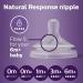 Philips AVENT Natural Response Baby Bottle Nipples Flow 5  6M+  4pk  SCY965/04 - Buy Online on GoSupps.com