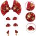 MAGICLULU 4 Pairs Cherry Blossom Hairpin Kawaii Hairpin Fringe Trim Hair Clips for Chinese Decor Decorative Hairclip Graduation Hair Clip Decorate Child Kimono Polyester Delicate - Buy Online on GoSupps.com